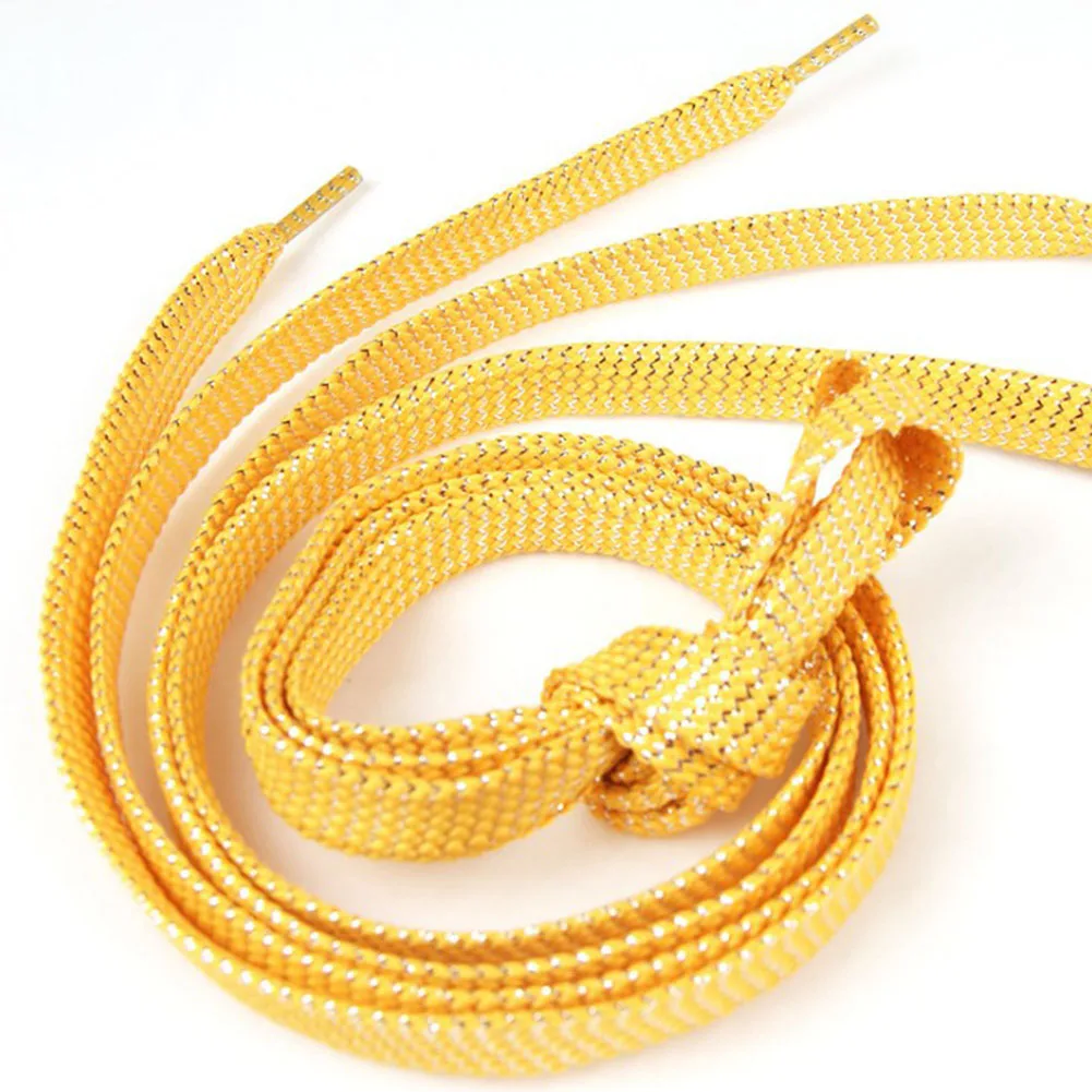 1 pair 10mm Wide Flat Shoelace For Women Men Casual Sneaker Canvas Shoes Shiny Gold Shoe Laces Shoelaces Strings 110cm
1 pair 10mm Wide Flat Shoelace For Women Men Casual Sneaker Canvas Shoes Shiny Gold Shoe Laces Shoelaces Strings 110cm