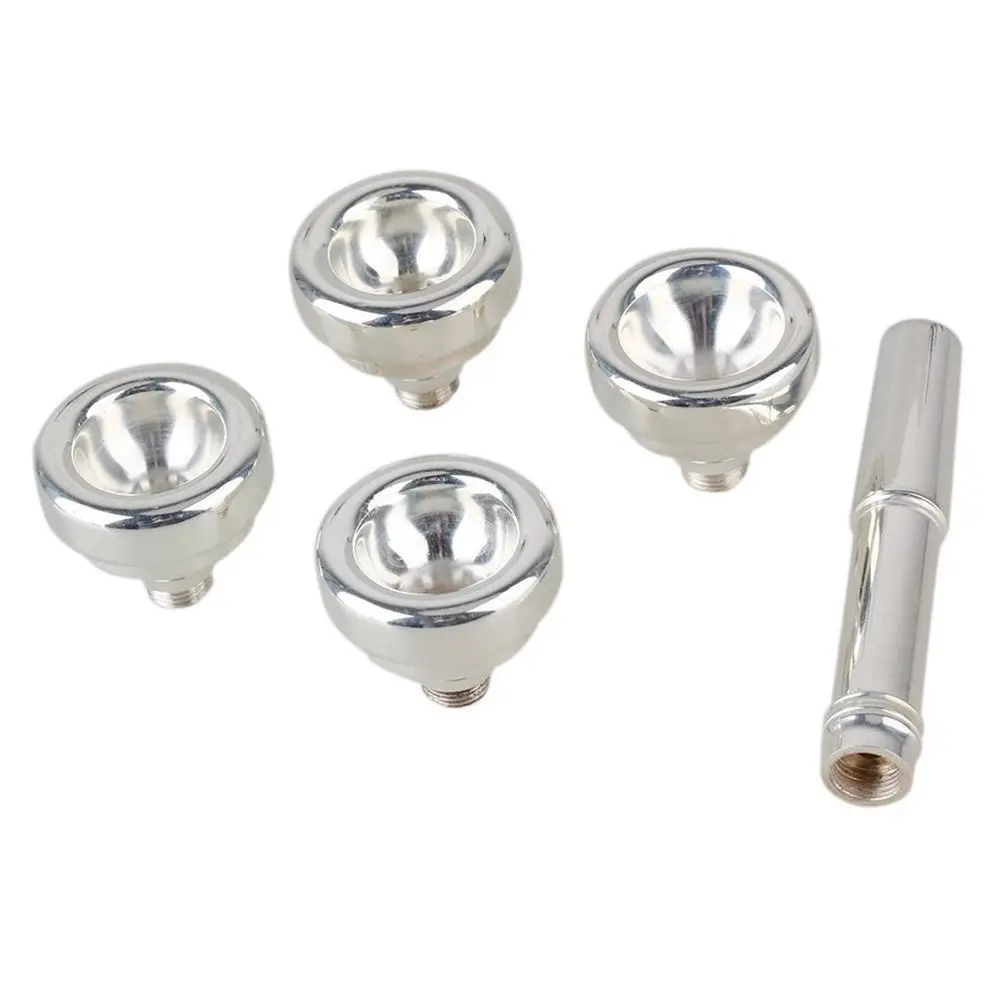 silver Painted Copper Trumpet Mouthpiece 1-1/2C,3C,5C,7C Multi-function Musical Tools
silver Painted Copper Trumpet Mouthpiece 1-1/2C,3C,5C,7C Multi-function Musical Tools