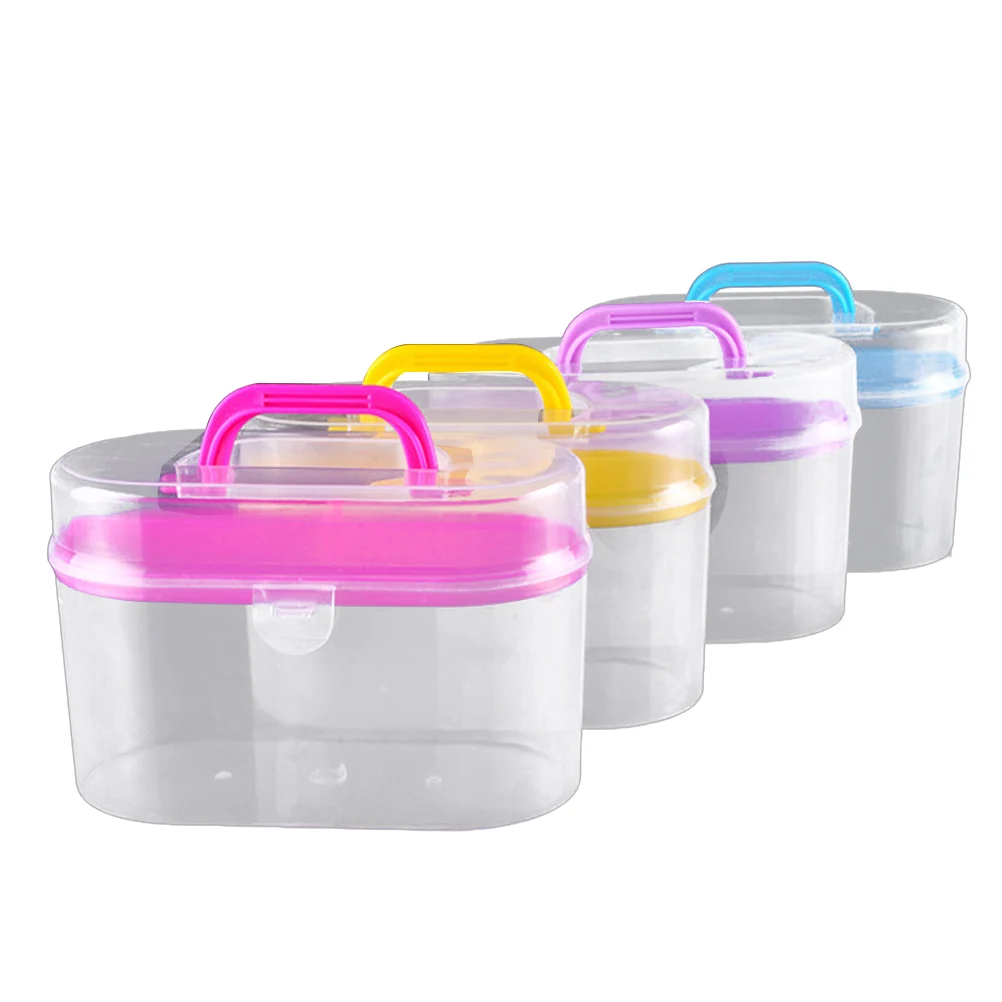 1pc Storage Container Plastic Double-wall Portable Handled Carrying Case Storage Case for Sewing Kit
1pc Storage Container Plastic Double-wall Portable Handled Carrying Case Storage Case for Sewing Kit