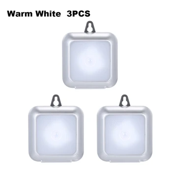 Battery operated LED Night Light Silvery Motion Sensor LED Night Lamp Decoration Closet Cabinet Lamp
Battery operated LED Night Light Silvery Motion Sensor LED Night Lamp Decoration Closet Cabinet Lamp