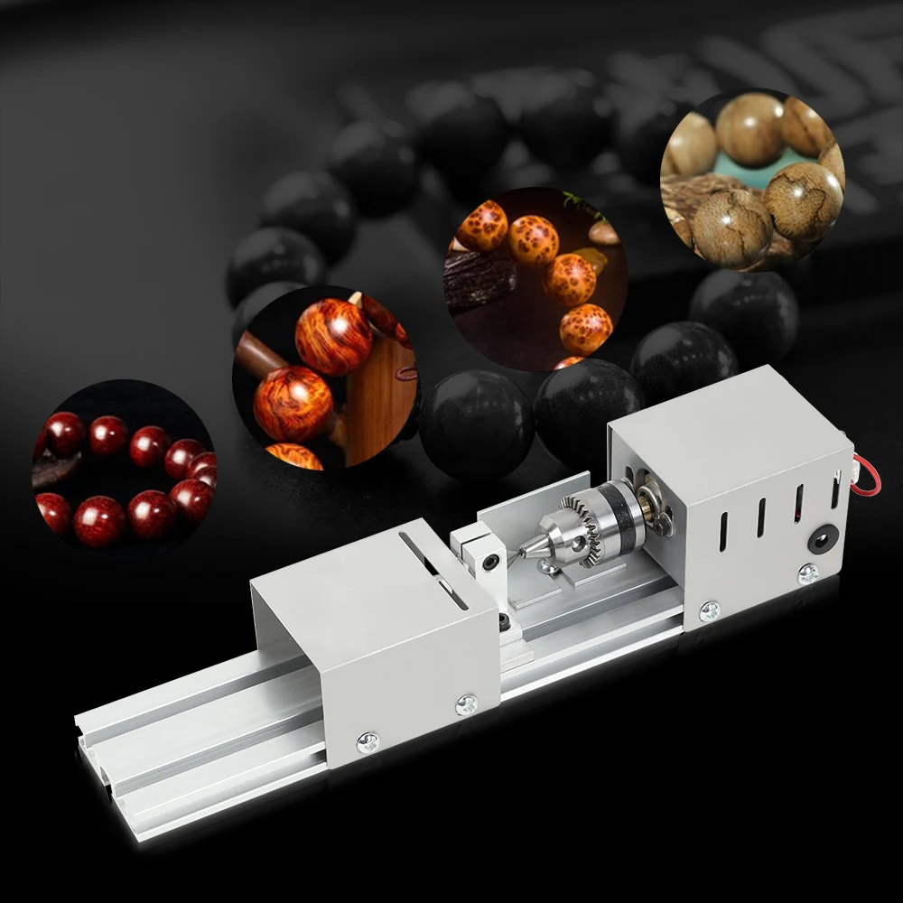 96W DC12-24V Mini Lathe Beads Machine Woodworking DIY Standard Set With Power Carving Cutter Wood Lathe
96W DC12-24V Mini Lathe Beads Machine Woodworking DIY Standard Set With Power Carving Cutter Wood Lathe