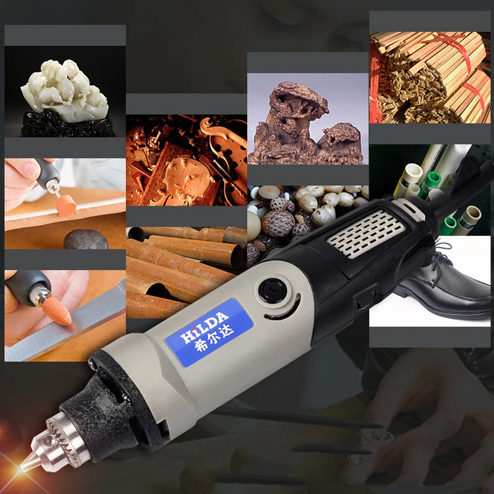 Multifunctional High Power Mini Portable Drill Grinding Machine Electric Grinder HLD-400W Electric Grinder Power Tools
Multifunctional High Power Mini Portable Drill Grinding Machine Electric Grinder HLD-400W Electric Grinder Power Tools