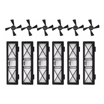 6 pcs preformance robot parts dust hepa Filter & 6pcs Side Brush For Neato Botvac D Series 945-0215 Filter 70e D5 D75 D80 D85 
6 pcs preformance robot parts dust hepa Filter & 6pcs Side Brush For Neato Botvac D Series 945-0215 Filter 70e D5 D75 D80 D85