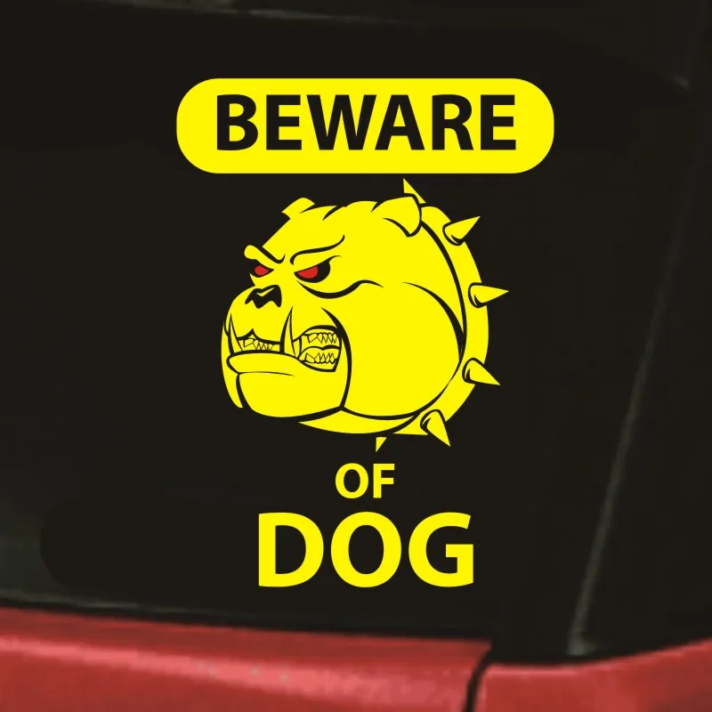 Beware of bulldog Vinyl Decal Sticker bumper window die cut Dog Decal Sticker waterproof car stickers car accessories 15x11cm
Beware of bulldog Vinyl Decal Sticker bumper window die cut Dog Decal Sticker waterproof car stickers car accessories 15x11cm