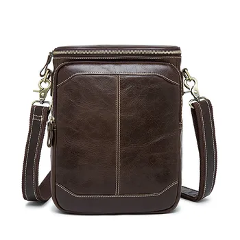 Fashion Genuine Leather Crossbody Bag Mens Small Shoulder Bags For Men Vintage Messenger Bags Mens Leather Bags Sac A Main
Fashion Genuine Leather Crossbody Bag Mens Small Shoulder Bags For Men Vintage Messenger Bags Mens Leather Bags Sac A Main