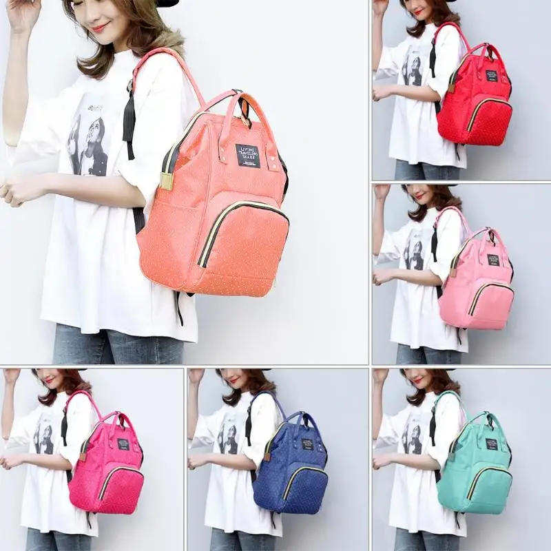 Lequeen Fashion Mummy Maternity Nappy Bag Large Capacity Nappy Bag Travel Backpack Nursing Bag for Baby Care Women's Fashion Bag
Lequeen Fashion Mummy Maternity Nappy Bag Large Capacity Nappy Bag Travel Backpack Nursing Bag for Baby Care Women's Fashion Bag