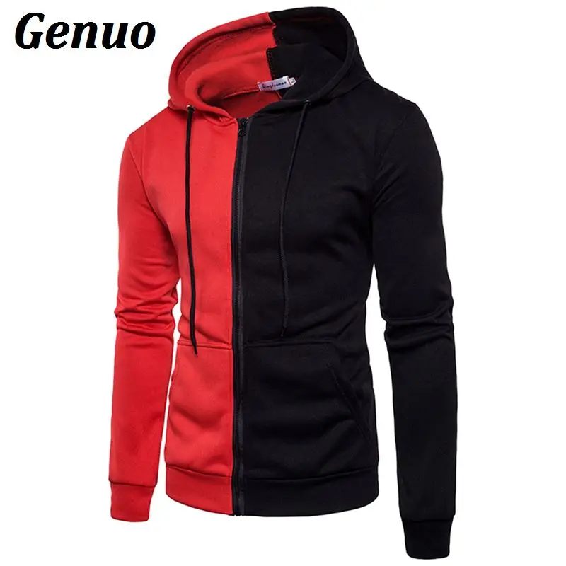 Genuo Hoodies Men 2018 Male Long Sleeve Hoodie Patchwork Color Stitching Sweatshirt Men Moletom Masculino Hoodies Slim Tracksuit
Genuo Hoodies Men 2018 Male Long Sleeve Hoodie Patchwork Color Stitching Sweatshirt Men Moletom Masculino Hoodies Slim Tracksuit