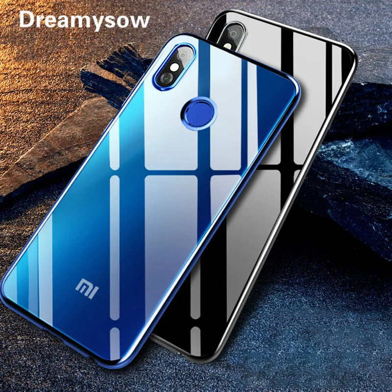 Silicone Case For Xiaomi Mi Max 3 6X A2 Lite Case Protective Bumper Cover Transparent Plating Soft TPU Case RedMi 6 6A 5A Cover
Silicone Case For Xiaomi Mi Max 3 6X A2 Lite Case Protective Bumper Cover Transparent Plating Soft TPU Case RedMi 6 6A 5A Cover