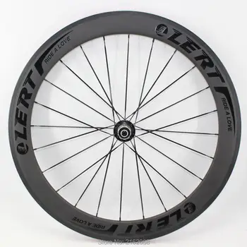 Newest glossy black logo LERT 60mm Road bike matte 3K full carbon fibre clincher tubular rims carbon bicycle wheelset Free ship
Newest glossy black logo LERT 60mm Road bike matte 3K full carbon fibre clincher tubular rims carbon bicycle wheelset Free ship
