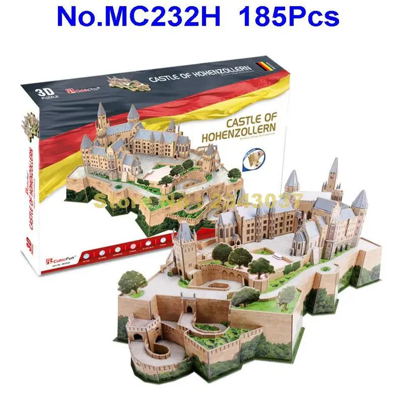 Cubicfun MC232H 185pcs World Famous Architecture Castle Of Hohenzollern 3D Paper Modal Puzzle
Cubicfun MC232H 185pcs World Famous Architecture Castle Of Hohenzollern 3D Paper Modal Puzzle