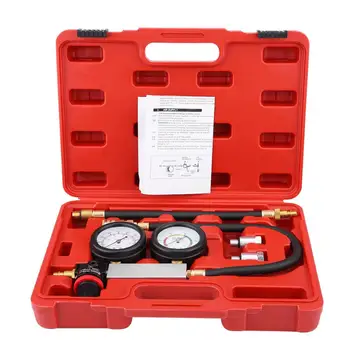 Leakdown Detector 4Pcs Cylinder Leak Tester Petrol Engine Compression Leakage Leakdown Detector TU-21 double gauge system
Leakdown Detector 4Pcs Cylinder Leak Tester Petrol Engine Compression Leakage Leakdown Detector TU-21 double gauge system