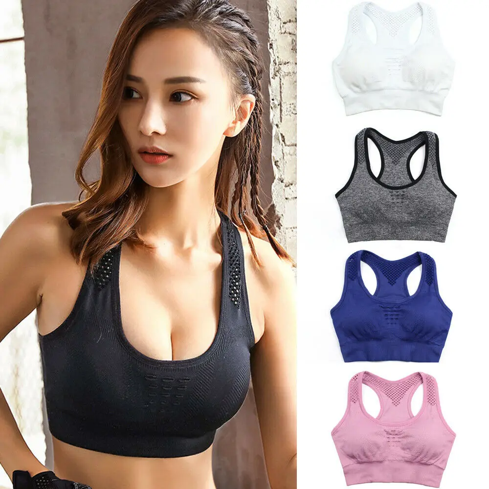 High Quality Women Sports Bra Tanks Tops Ladies Cotton Breathable Yoga Fitness Vest Tank Cropped Tops Underwear Padded Bras Tops
High Quality Women Sports Bra Tanks Tops Ladies Cotton Breathable Yoga Fitness Vest Tank Cropped Tops Underwear Padded Bras Tops