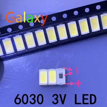 100PCS/Lot LED LCD TV backlight lamp lamp 6030 3V cold white TV backlight lamp spot in Shenzhen
100PCS/Lot LED LCD TV backlight lamp lamp 6030 3V cold white TV backlight lamp spot in Shenzhen