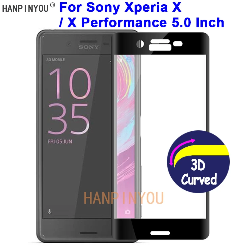 For Sony Xperia X / X Performance 9H Hardness 3D Full Cover Slim Toughened Curved Tempered Glass Film Screen Protector Guard
For Sony Xperia X / X Performance 9H Hardness 3D Full Cover Slim Toughened Curved Tempered Glass Film Screen Protector Guard
