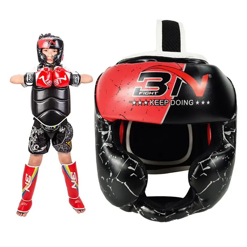 Kids Boxing Helmet Closed Type Boxing Head Guard Sparring MMA Fighting Sparring Muay Thai Kick Brace Head Face & Ear Protection
Kids Boxing Helmet Closed Type Boxing Head Guard Sparring MMA Fighting Sparring Muay Thai Kick Brace Head Face & Ear Protection