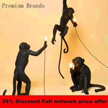 Modern Monkey Lamp Pendant Lamps Led Luminaire Industrial Lighting Hemp Rope Vintage LED Chandelier Lampadario Moderno Fixtures
Modern Monkey Lamp Pendant Lamps Led Luminaire Industrial Lighting Hemp Rope Vintage LED Chandelier Lampadario Moderno Fixtures