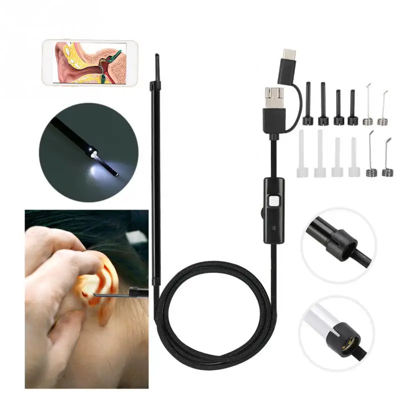 3-in-1 Multipurpose Ear Cleaning Endoscope HD Visual Ear Wax Removal Ear Cleaning Tool a
3-in-1 Multipurpose Ear Cleaning Endoscope HD Visual Ear Wax Removal Ear Cleaning Tool a