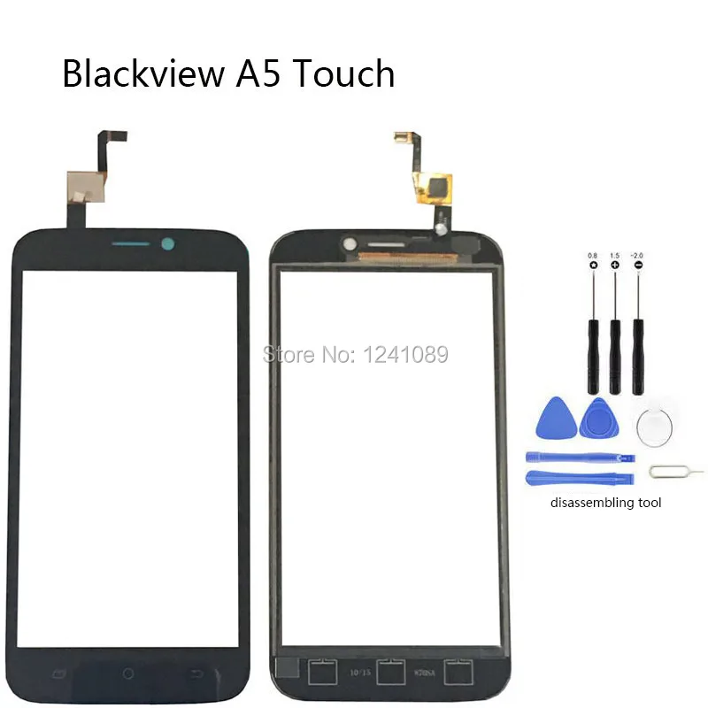 4.5 inch For Blackview A5 Touch Screen Digitizer Glass Original Replacement Parts black white | Мобильные телефоны и