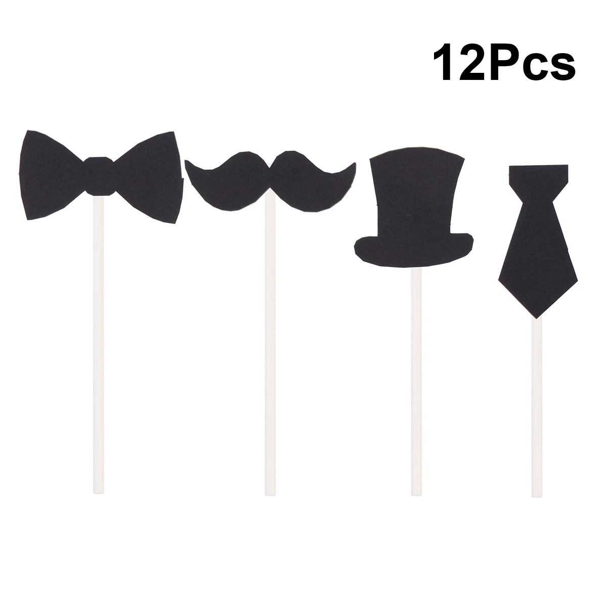 12Pcs Cake Toppers Glitter Paper Bow Tie Doctor Hat Beard Cupcake Toppers Set Dessert Table Decorative Supplies
12Pcs Cake Toppers Glitter Paper Bow Tie Doctor Hat Beard Cupcake Toppers Set Dessert Table Decorative Supplies