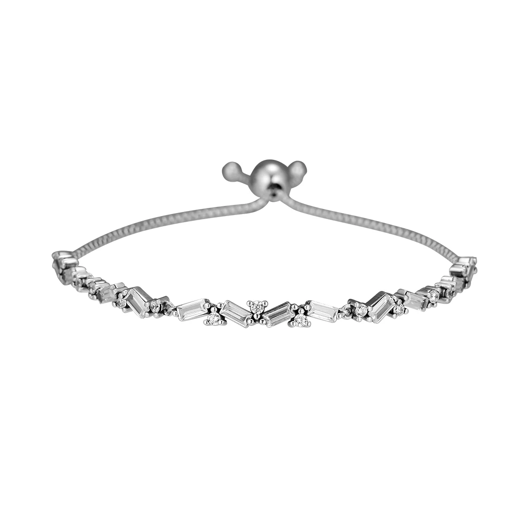 Glacial Beauty Sliding Crystal Bracelet 925 Sterling Silver Chain Bangle Bracelets for Women Jewelry accesorios mujer
Glacial Beauty Sliding Crystal Bracelet 925 Sterling Silver Chain Bangle Bracelets for Women Jewelry accesorios mujer