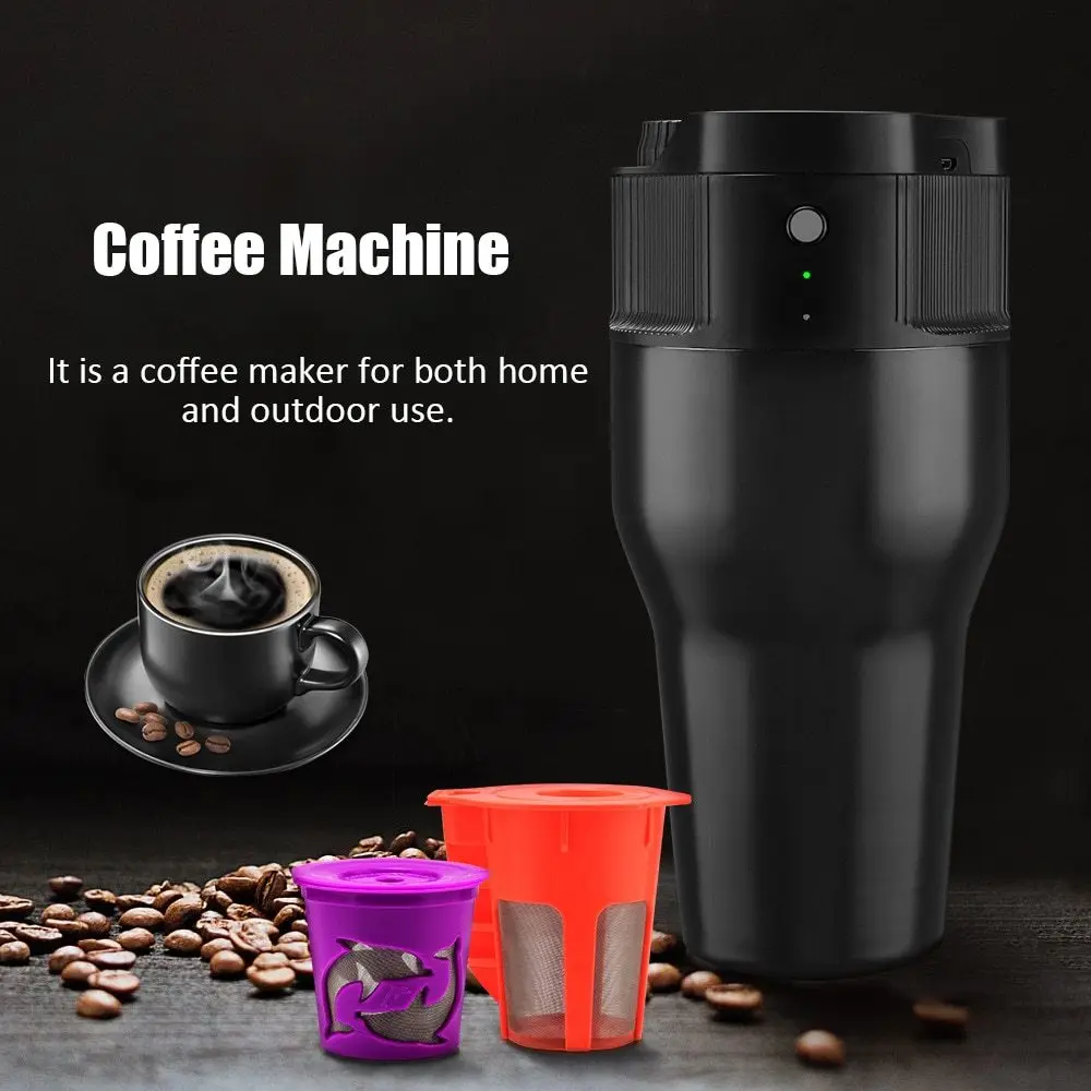 500ML Mini Portable USB Electric Coffee Machine Outdoor Home Coffee Maker Quick Brewing Coffee With Capsule Cup For Travel
500ML Mini Portable USB Electric Coffee Machine Outdoor Home Coffee Maker Quick Brewing Coffee With Capsule Cup For Travel