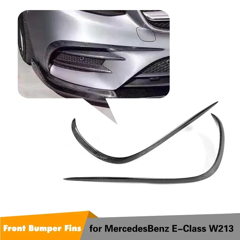 Front Bumper Cover Fins For Mercedes-Benz E-Class W213 E300 E400 E43 AMG 2pcs/set Carbon Fiber Fins Bumper Guard
Front Bumper Cover Fins For Mercedes-Benz E-Class W213 E300 E400 E43 AMG 2pcs/set Carbon Fiber Fins Bumper Guard