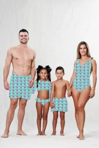 CA Family Matching Swimwear Men Women Kid Boys Girls Flamingo Flower Fashion Print Swimsuit Beachwear
CA Family Matching Swimwear Men Women Kid Boys Girls Flamingo Flower Fashion Print Swimsuit Beachwear