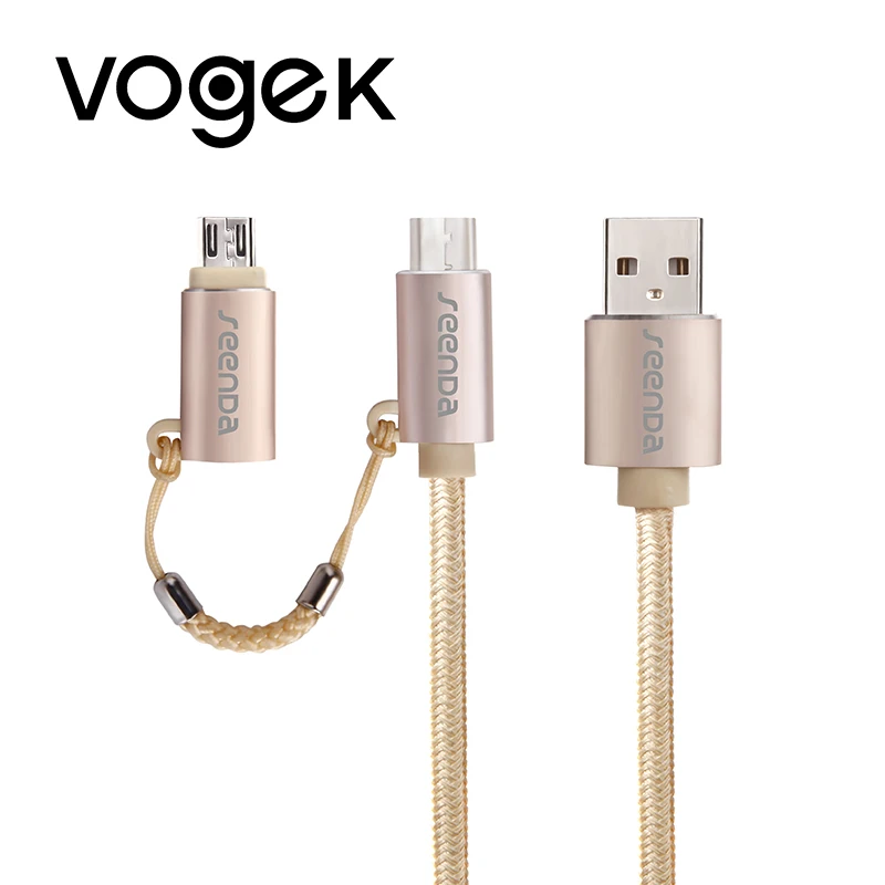 Vogek 2 in 1 Micro USB Cable Type C Cable for Samsung Huawei 3 in 1 Fast Charging 8 Pin USB Cable for iPhone Xiaomi Charger Cord
Vogek 2 in 1 Micro USB Cable Type C Cable for Samsung Huawei 3 in 1 Fast Charging 8 Pin USB Cable for iPhone Xiaomi Charger Cord