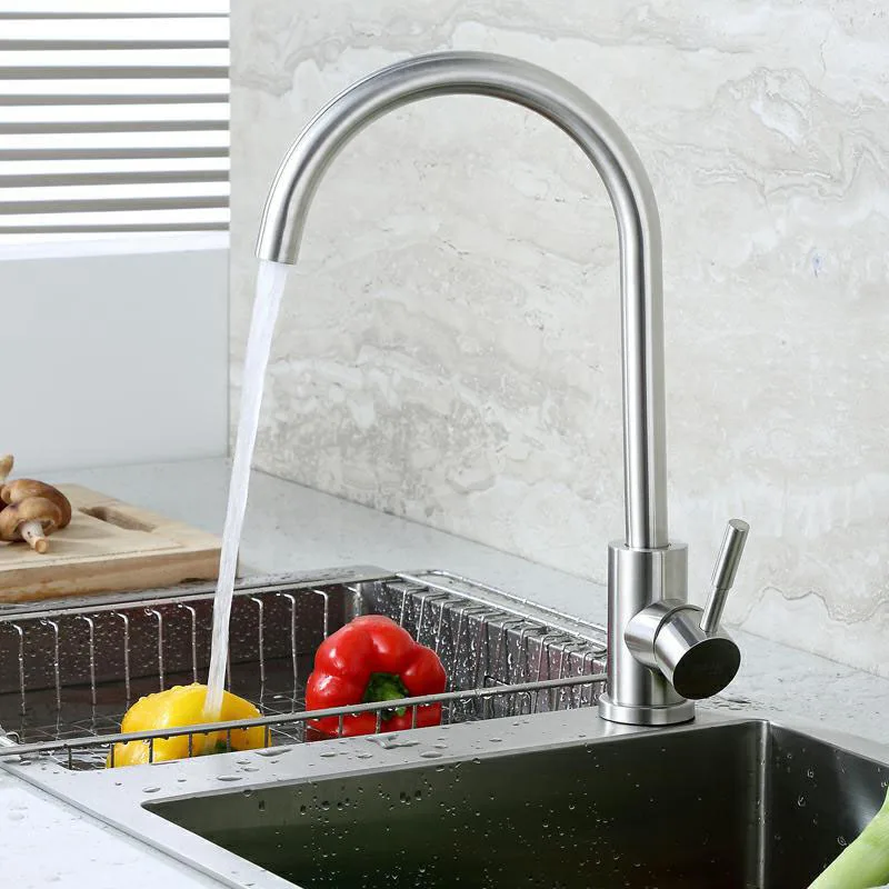 1* Kitchen Water Sink Tap Stainless Steel Single Lever Spout Faucet Cold Water Sink Taps 30*13cm
1* Kitchen Water Sink Tap Stainless Steel Single Lever Spout Faucet Cold Water Sink Taps 30*13cm