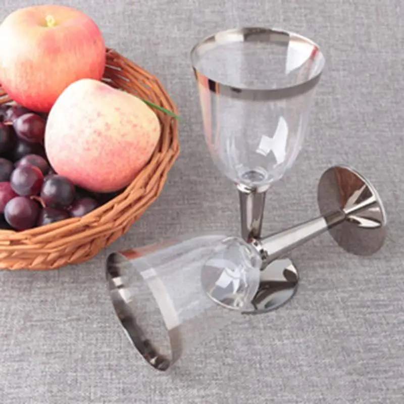 6PCS Disposable Plastic Goblet Plating Edge INS Wine Glass Party Drink Supplies Cup Table Ornament Champagne Glass Ice Cream Cup
6PCS Disposable Plastic Goblet Plating Edge INS Wine Glass Party Drink Supplies Cup Table Ornament Champagne Glass Ice Cream Cup