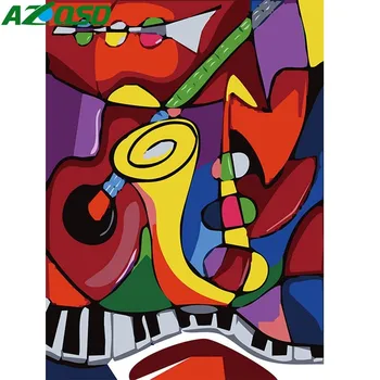 AZQSD Modern Hand Painted Oil Painting Musical Instruments Painting By Numbers Music Paint Canvas Picture DIY Home Decor K195
AZQSD Modern Hand Painted Oil Painting Musical Instruments Painting By Numbers Music Paint Canvas Picture DIY Home Decor K195