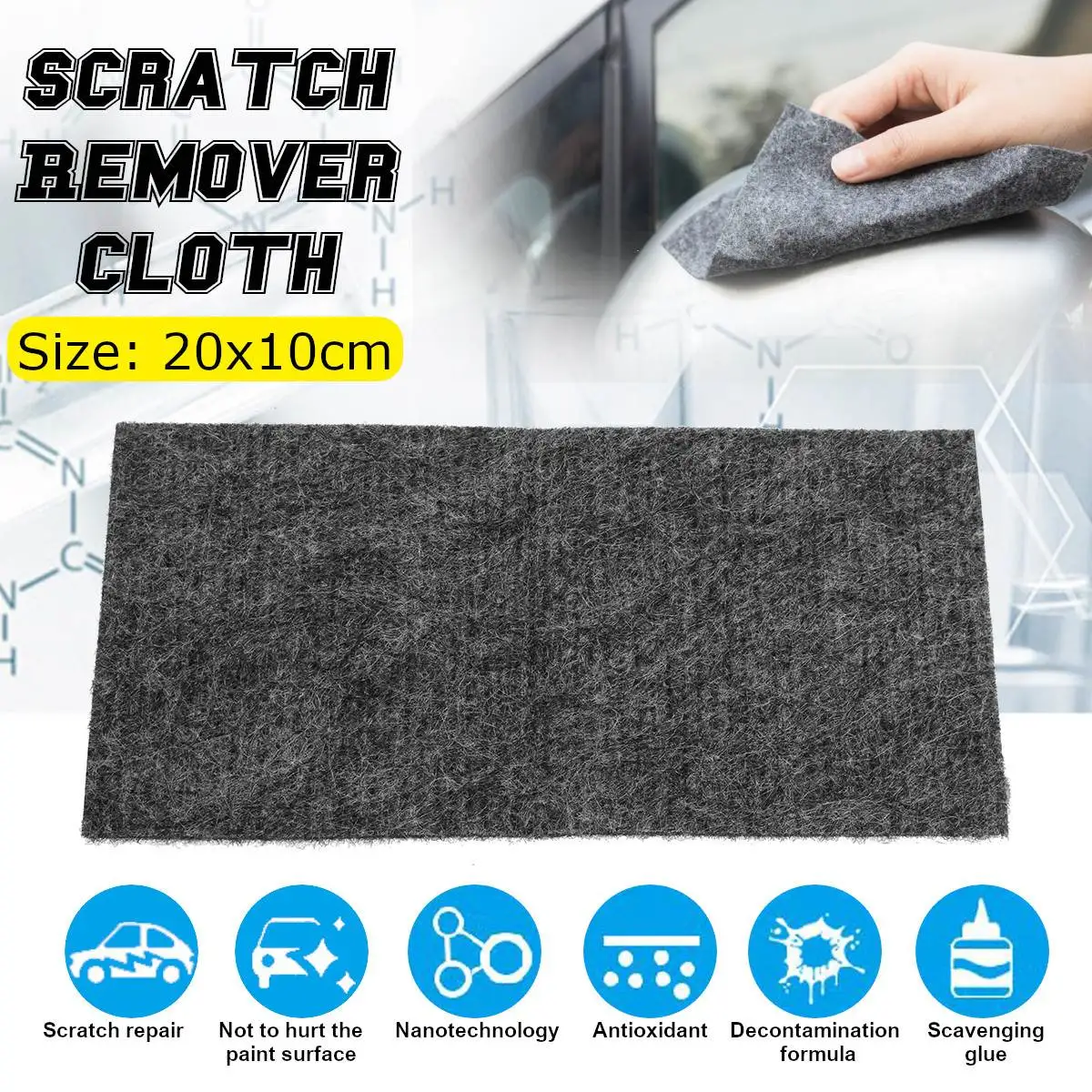 Car Auto Scratch Polish Cloth Light Paint Scuffs Repair Surface Remover Tool for Auto Wash Paint Door
Car Auto Scratch Polish Cloth Light Paint Scuffs Repair Surface Remover Tool for Auto Wash Paint Door