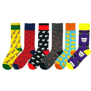 Fashion New Funny Cartoon Animal Men Socks Kawaii Duck Elephant Cat Pattern Sokken Harajuku Novelty Cotton Calcetines Hombre
Fashion New Funny Cartoon Animal Men Socks Kawaii Duck Elephant Cat Pattern Sokken Harajuku Novelty Cotton Calcetines Hombre