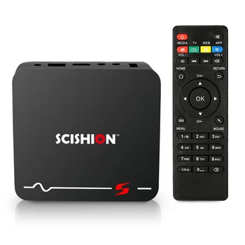 SCISHION S Smart Android 8.1 TV Box 2GB/16GB RK3229 Quad-core 4K UHD H.265 VP9 DLNA WiFi LAN RJ45 Ethernet HD Media Player
SCISHION S Smart Android 8.1 TV Box 2GB/16GB RK3229 Quad-core 4K UHD H.265 VP9 DLNA WiFi LAN RJ45 Ethernet HD Media Player