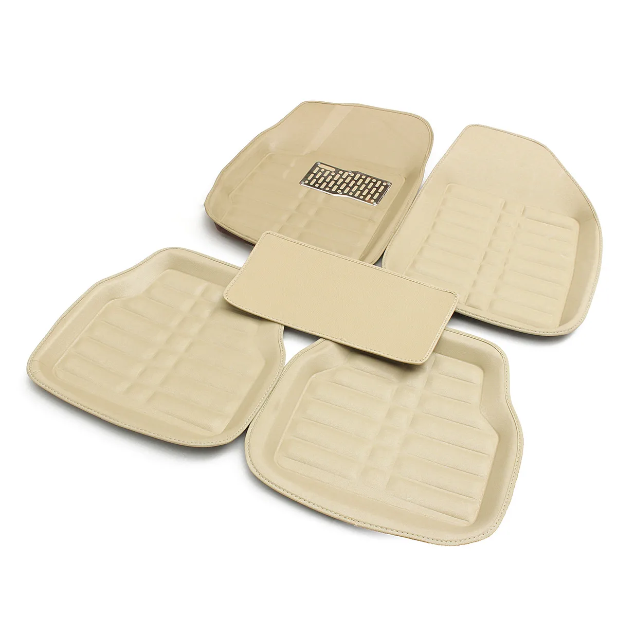 5Pcs Beige PU Leather Universal Car Floor Leather Front Rear Liner Easy Clean Waterproof Mat Auto Anti Slip Carpet All Season
5Pcs Beige PU Leather Universal Car Floor Leather Front Rear Liner Easy Clean Waterproof Mat Auto Anti Slip Carpet All Season