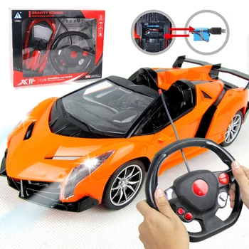 1:16 28cm 27MHZ Children RC Car Toy Grativity Sensor Electric Four-channel Wireless RC Drift Car Steering Wheel Remote Control
1:16 28cm 27MHZ Children RC Car Toy Grativity Sensor Electric Four-channel Wireless RC Drift Car Steering Wheel Remote Control