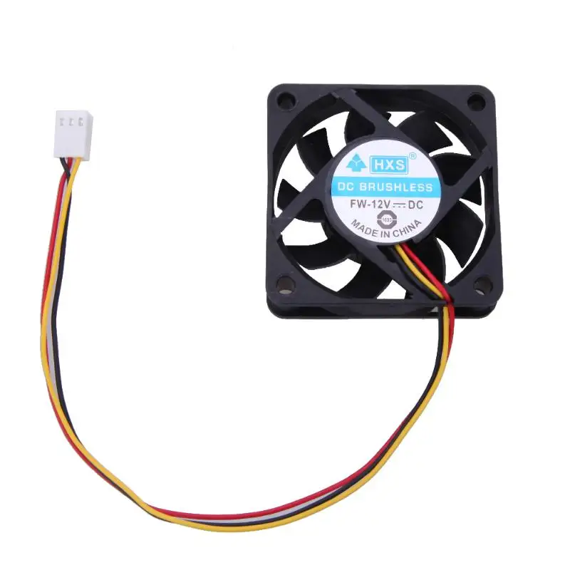 Portable 12V DC 6cm PC Cooling Fan Computer Cooler Fan Ball Bearing 3 Pin Connector P4 Mini Cooling Fan Cooling Tool Fans
Portable 12V DC 6cm PC Cooling Fan Computer Cooler Fan Ball Bearing 3 Pin Connector P4 Mini Cooling Fan Cooling Tool Fans