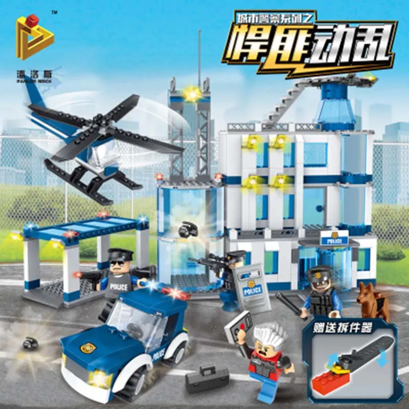 Building Blocks Toys City Police Series Large-Scale Urban Scenes Figure Educational Construction Toy For Children
Building Blocks Toys City Police Series Large-Scale Urban Scenes Figure Educational Construction Toy For Children