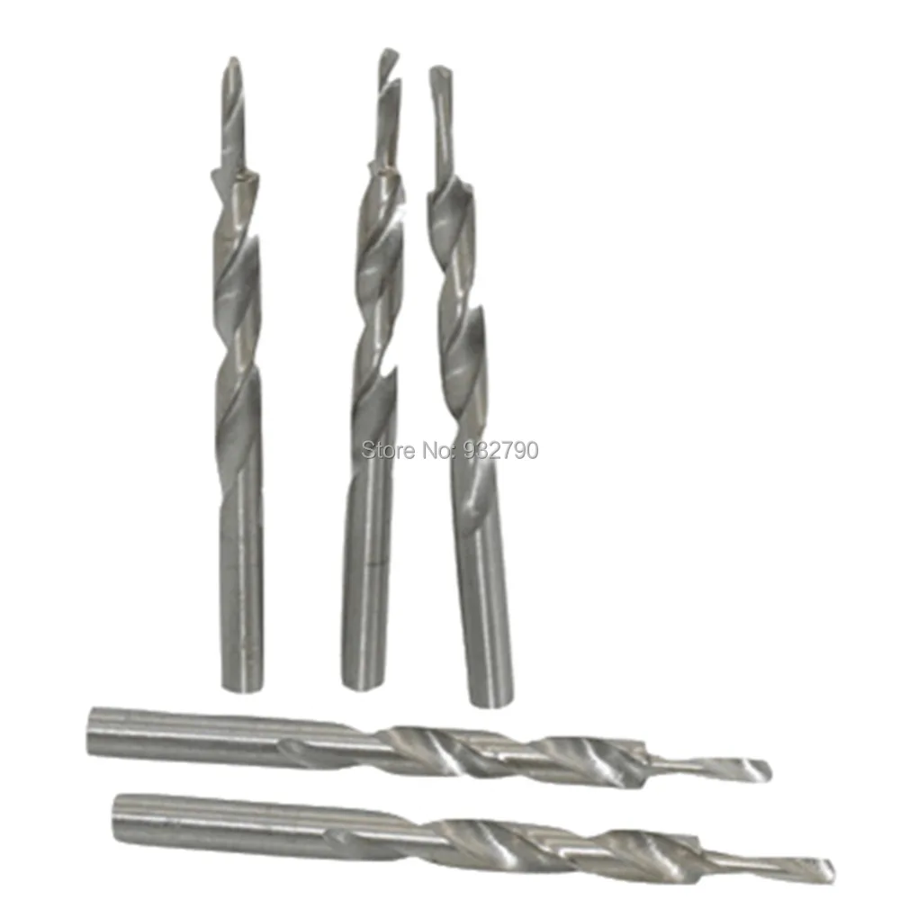 5pcs Twist Step Drill Bit Pocket Hole Drill Jig Guide Shank Diameter(Back End Diameter) 10mm Manual Pocket Hole Front Dia 5mm
5pcs Twist Step Drill Bit Pocket Hole Drill Jig Guide Shank Diameter(Back End Diameter) 10mm Manual Pocket Hole Front Dia 5mm