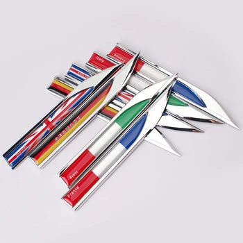 Car styling Flag shaped fender side metal blade car sticker car accessories for SsangYong korando kyron rexton rodius actyon
Car styling Flag shaped fender side metal blade car sticker car accessories for SsangYong korando kyron rexton rodius actyon
