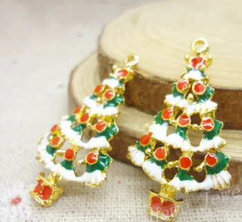 20pcs Exquisite enamel hollow Christmas tree charms silver pendants 36*20mm bag craft Jewelry earring bracelet necklace
20pcs Exquisite enamel hollow Christmas tree charms silver pendants 36*20mm bag craft Jewelry earring bracelet necklace
