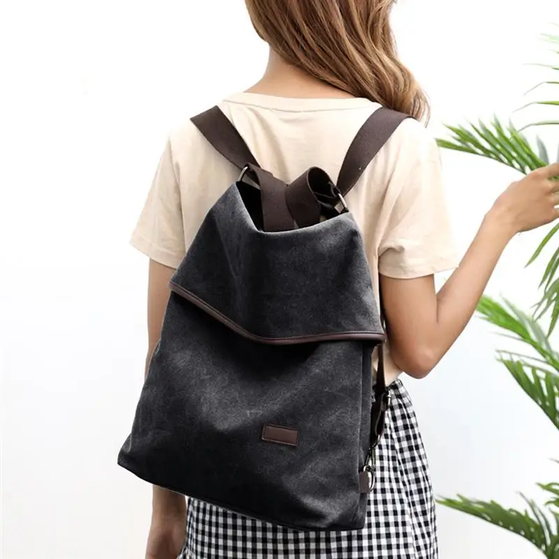 Multi-purpose Women's Shoulder Bag Backpack Large Capacity Canvas Travel Backpack Schoolbag For Girls Teenagers Mochila
Multi-purpose Women's Shoulder Bag Backpack Large Capacity Canvas Travel Backpack Schoolbag For Girls Teenagers Mochila