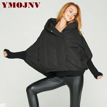YMOJNV Brand Design New Parkas 2019 Women Winter Down Jacket Fashion Loose Batwing Sleeve Cloak Hooded Short Winter Outerwear
YMOJNV Brand Design New Parkas 2019 Women Winter Down Jacket Fashion Loose Batwing Sleeve Cloak Hooded Short Winter Outerwear