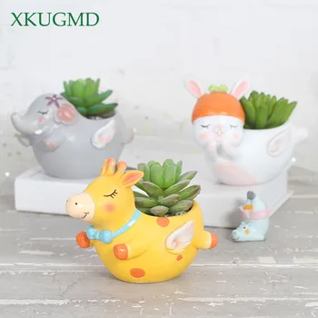 2018 Cartoon Animal Sleepwalk Angel Flower Pot Succulent Potted Corgi Hippo Lion Rabbit Flower Pot Home Garden Decoration Living
2018 Cartoon Animal Sleepwalk Angel Flower Pot Succulent Potted Corgi Hippo Lion Rabbit Flower Pot Home Garden Decoration Living