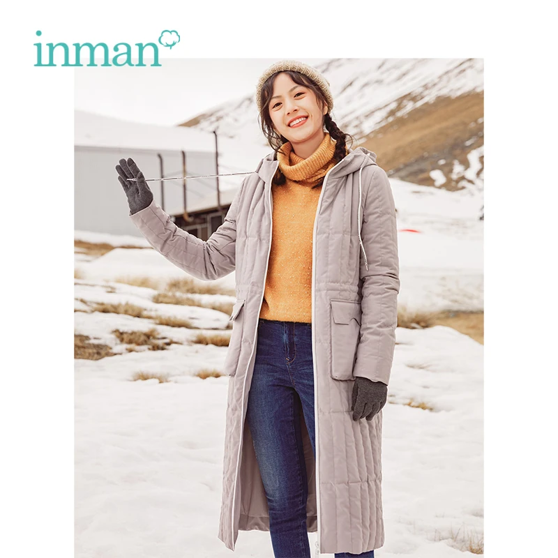 INMAN Winter New Arrival Female Hooded Warm Thin And Light Long Section Woman Down Coat
INMAN Winter New Arrival Female Hooded Warm Thin And Light Long Section Woman Down Coat