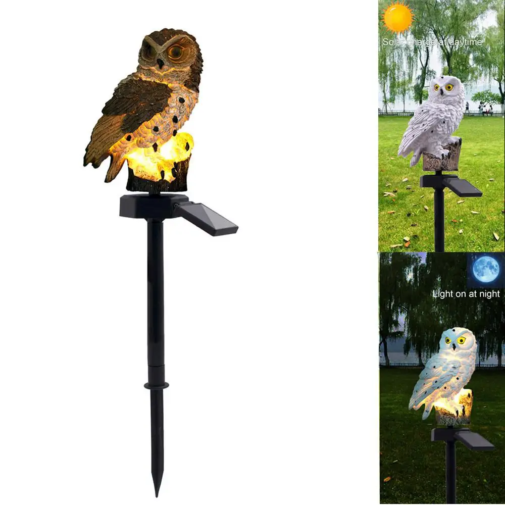LumiParty Brown Owl Solar LED Lawn & Garden Light for Outdoor Yard Garden Lighting Decoration Keep Birds & Squirrels Away
LumiParty Brown Owl Solar LED Lawn & Garden Light for Outdoor Yard Garden Lighting Decoration Keep Birds & Squirrels Away