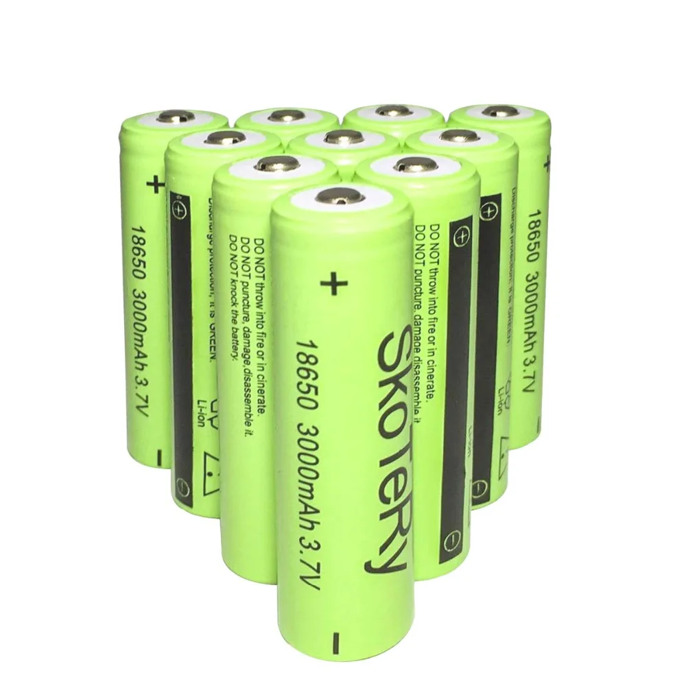 2pcs a lot 18650 3000mAh 3.7V Li-ion Rechargeable Batteries 18650 Lithium Battery Baterias Bateria For Flashlight
2pcs a lot 18650 3000mAh 3.7V Li-ion Rechargeable Batteries 18650 Lithium Battery Baterias Bateria For Flashlight