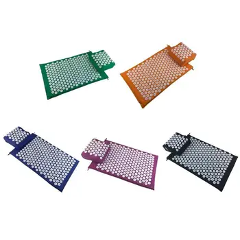 Massager Cushion Massage Yoga Mat Acupressure Mat Relieve Back Body Pain Spike Mat with Pillow Improve Sleep Mat
Massager Cushion Massage Yoga Mat Acupressure Mat Relieve Back Body Pain Spike Mat with Pillow Improve Sleep Mat