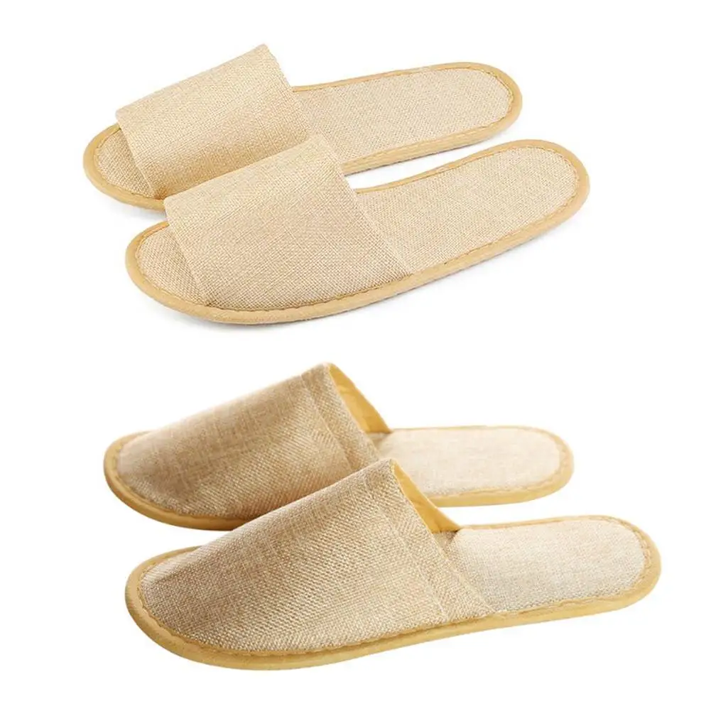 10 Pairs Hotel Slippers Disposable Spa Slippers Non-slip Breathable Linen Slippers For Hotel Family Party Room Use
10 Pairs Hotel Slippers Disposable Spa Slippers Non-slip Breathable Linen Slippers For Hotel Family Party Room Use
