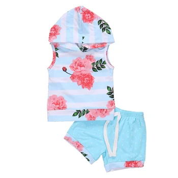 Toddler Newborn Baby Girl Floral Hooded Tops Sleeveless Shirt Short Pants 2pcs Outfits Set Clothes 
Toddler Newborn Baby Girl Floral Hooded Tops Sleeveless Shirt Short Pants 2pcs Outfits Set Clothes